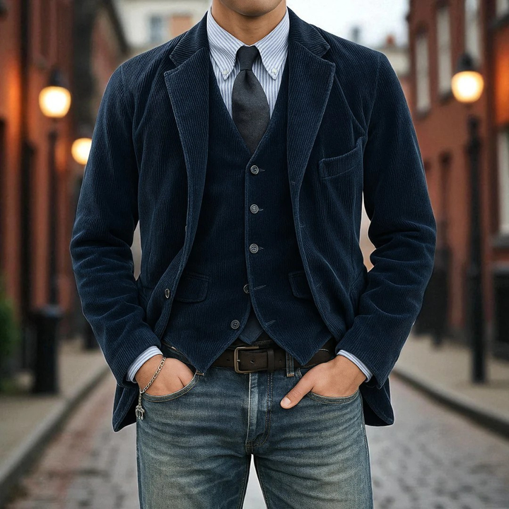 Tommy™ | Completo 2 pezzi: Blazer e Gilet