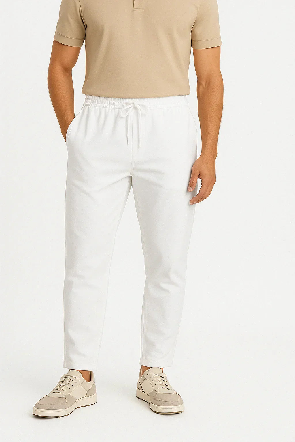 Lucas - Pantalon Court en Coton Moderne