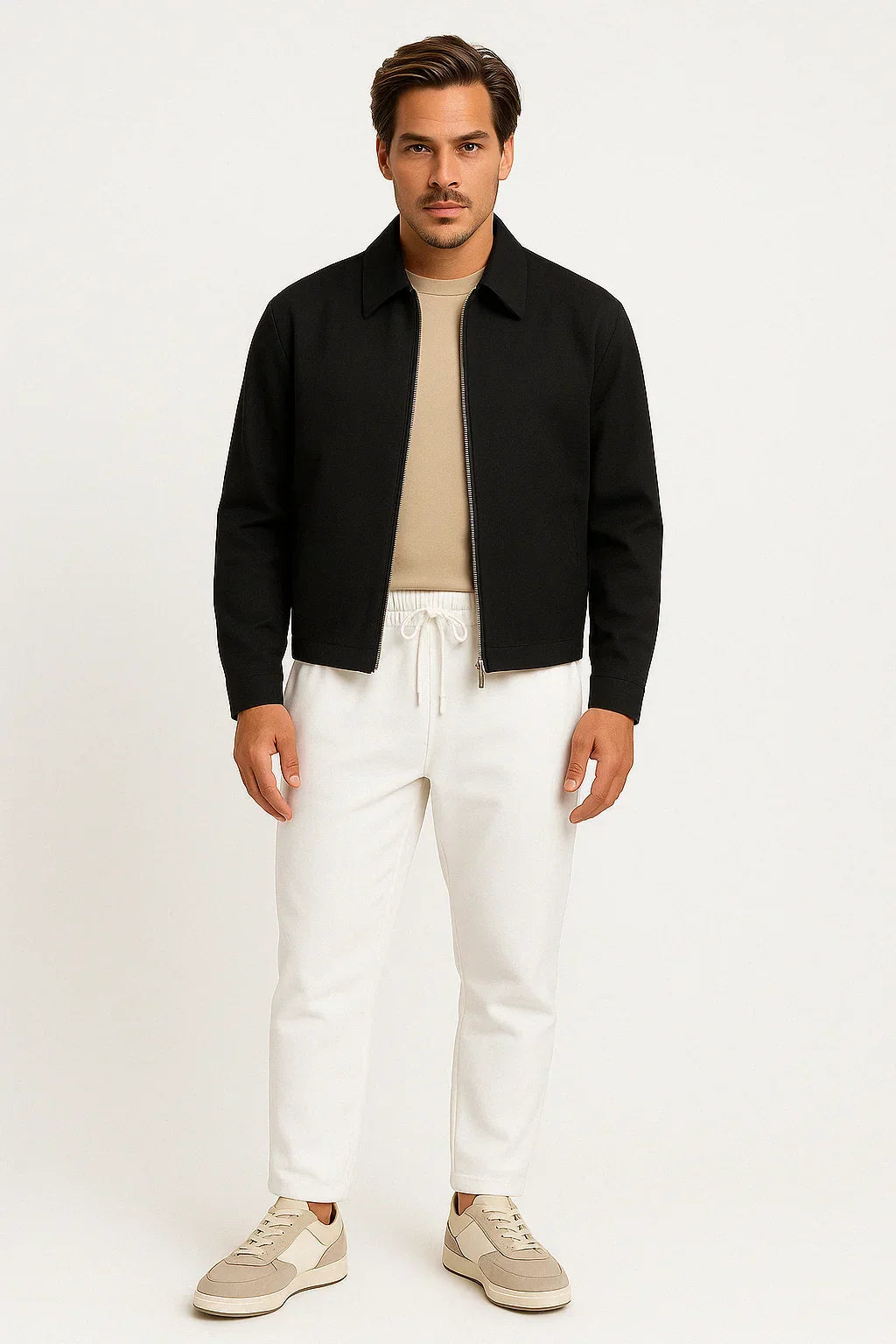 Lucas - Pantalon Court en Coton Moderne