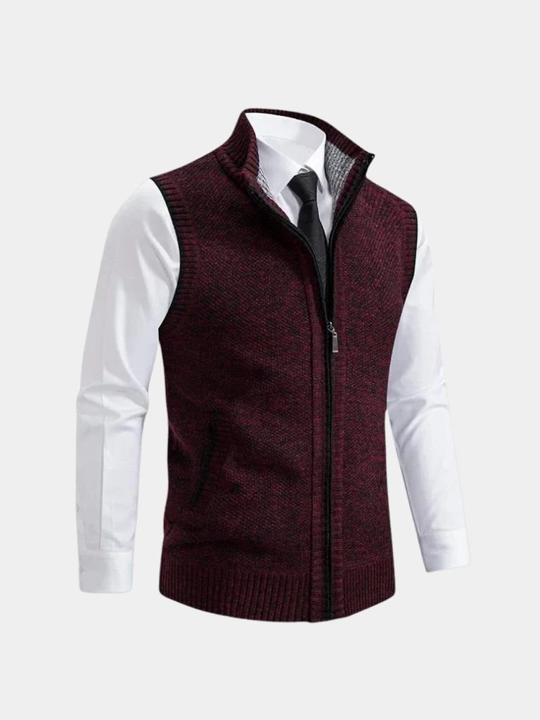 Gilet Elegante con Zip Intera - Viretti