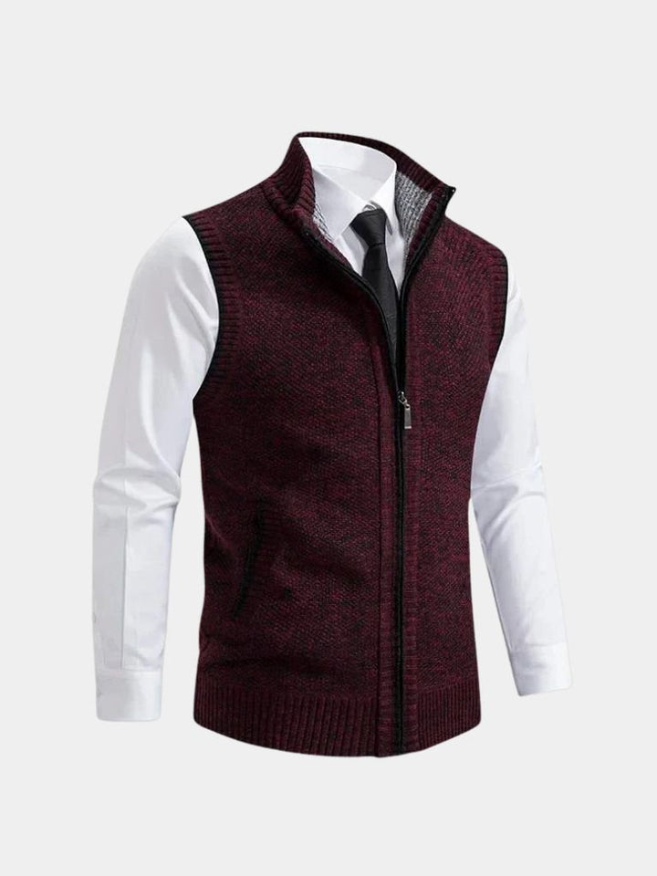 Gilet Elegante con Zip Intera - Viretti