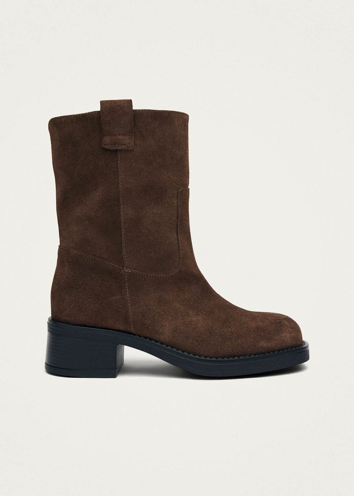 Rajan Suede Brown Leather Boots