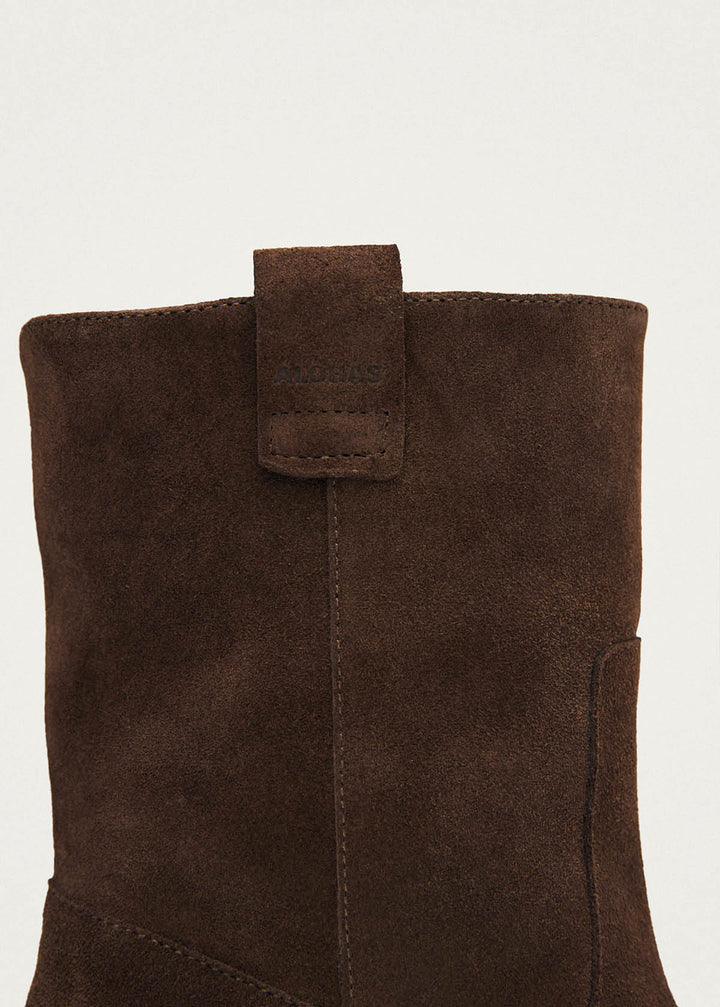 Rajan Suede Brown Leather Boots